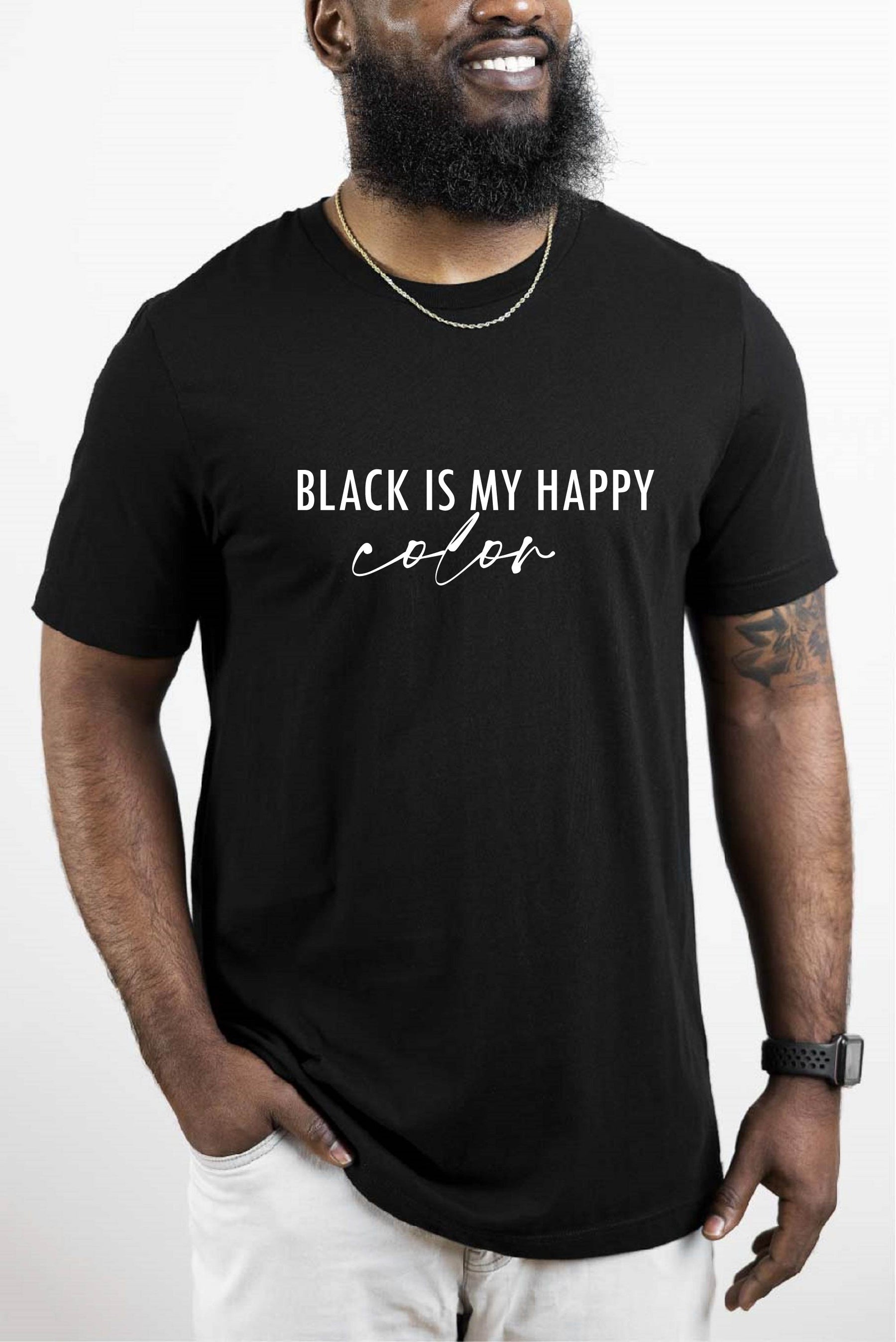 Black Is My Happy Color Shirt