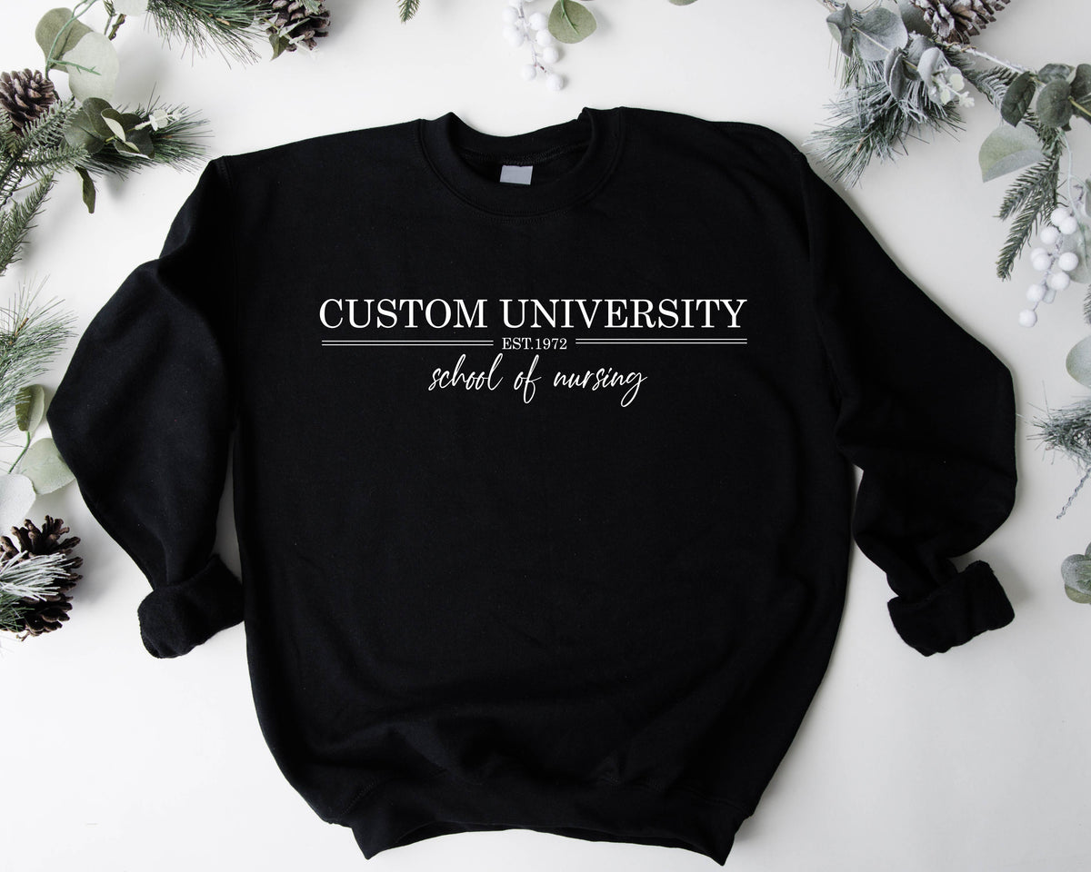 Custom University Shirt/ Sweatshirt