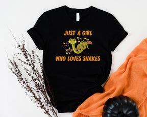 Just A Girl Who Loves Snakes Shirt