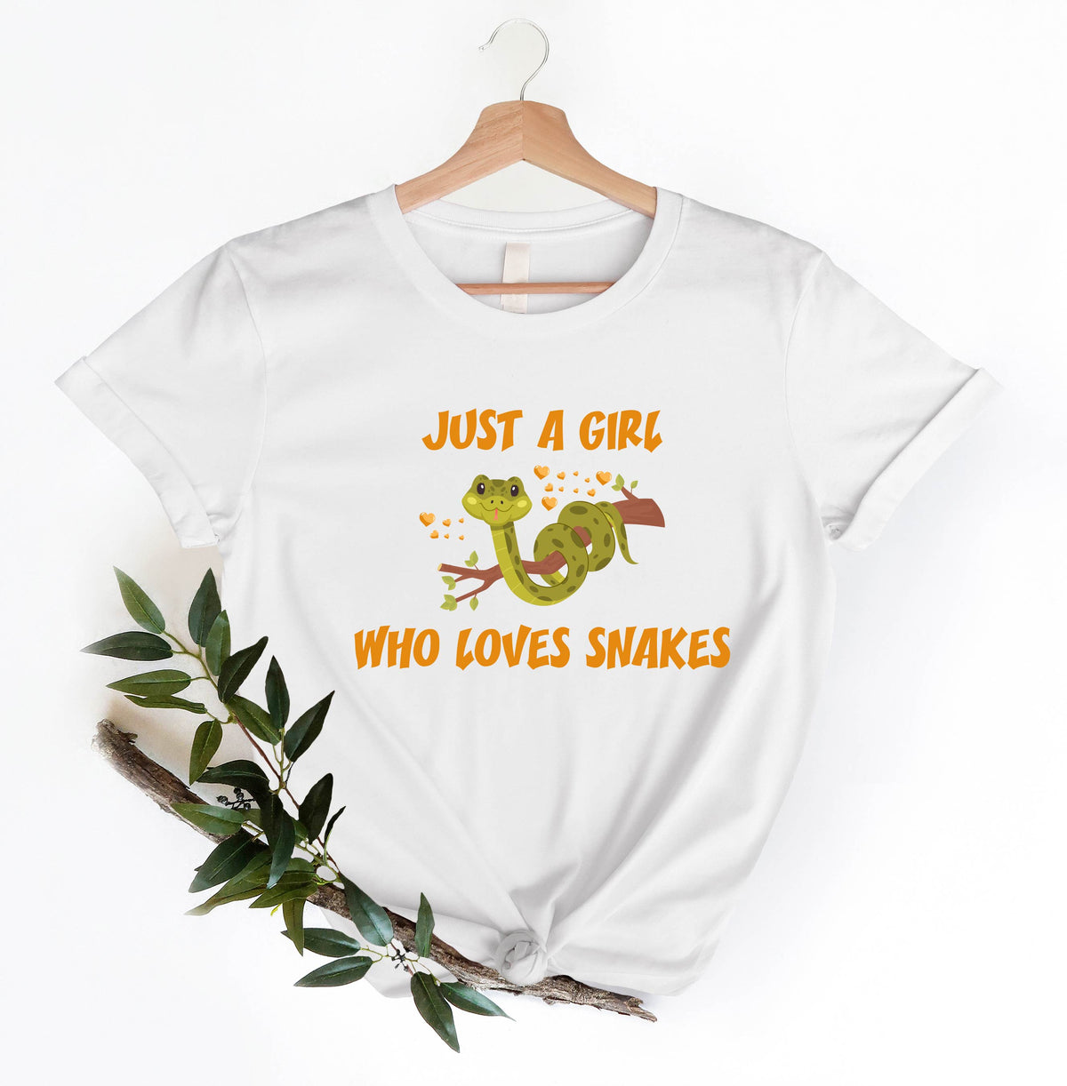 Just A Girl Who Loves Snakes Shirt