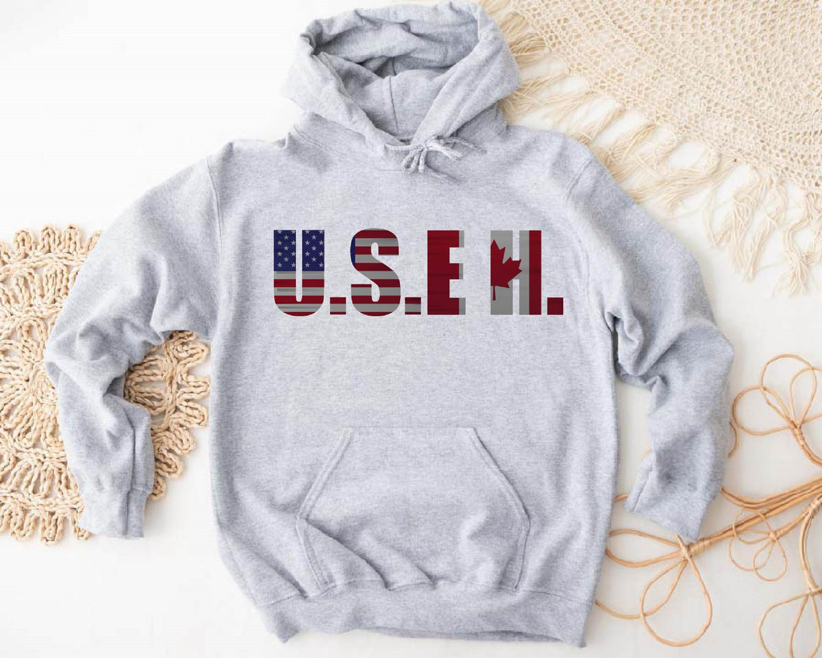 US Eh American Canadian Sweatshirt