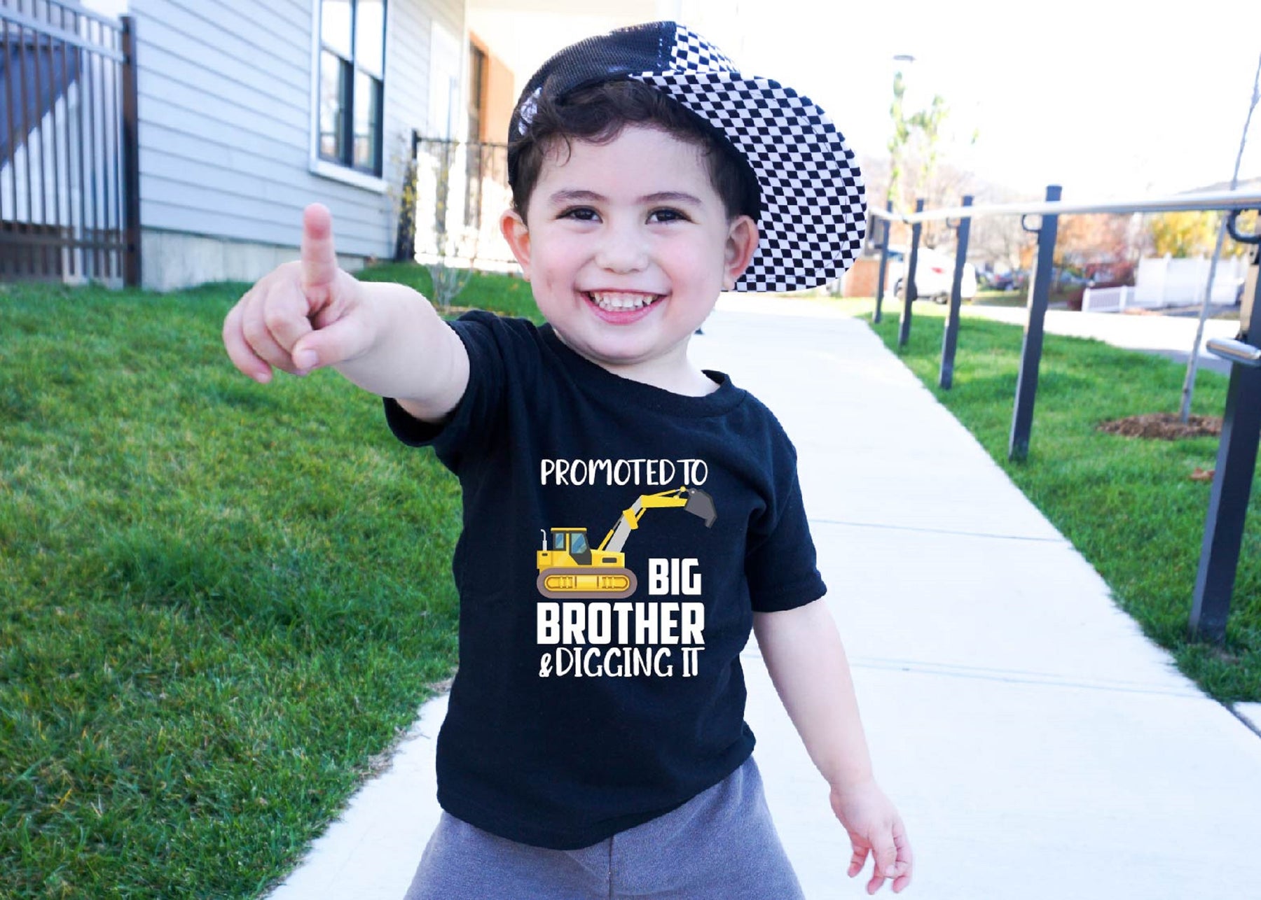 Promoted To A Big Brother And Digging It Kid Shirt