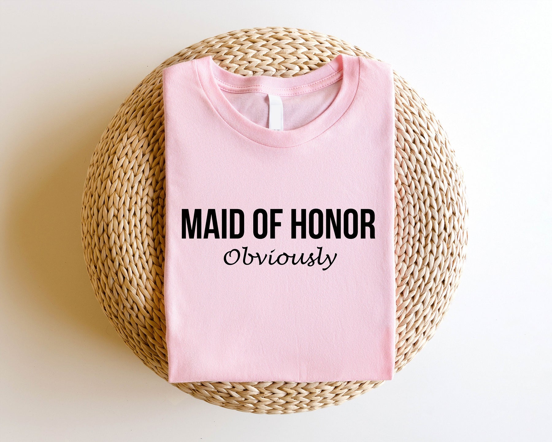 Maid Of Honor Obviously Shirt