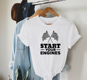 Start Your Engine Race Shirt