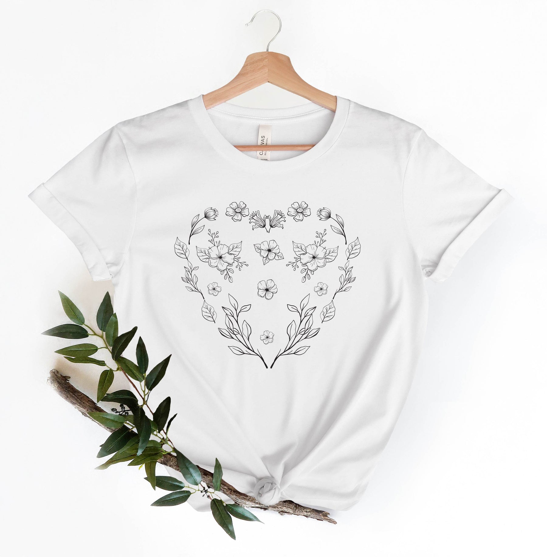 Flower Heart Shirt