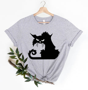 Angry Black Cat Shirt