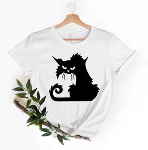 Angry Black Cat Shirt