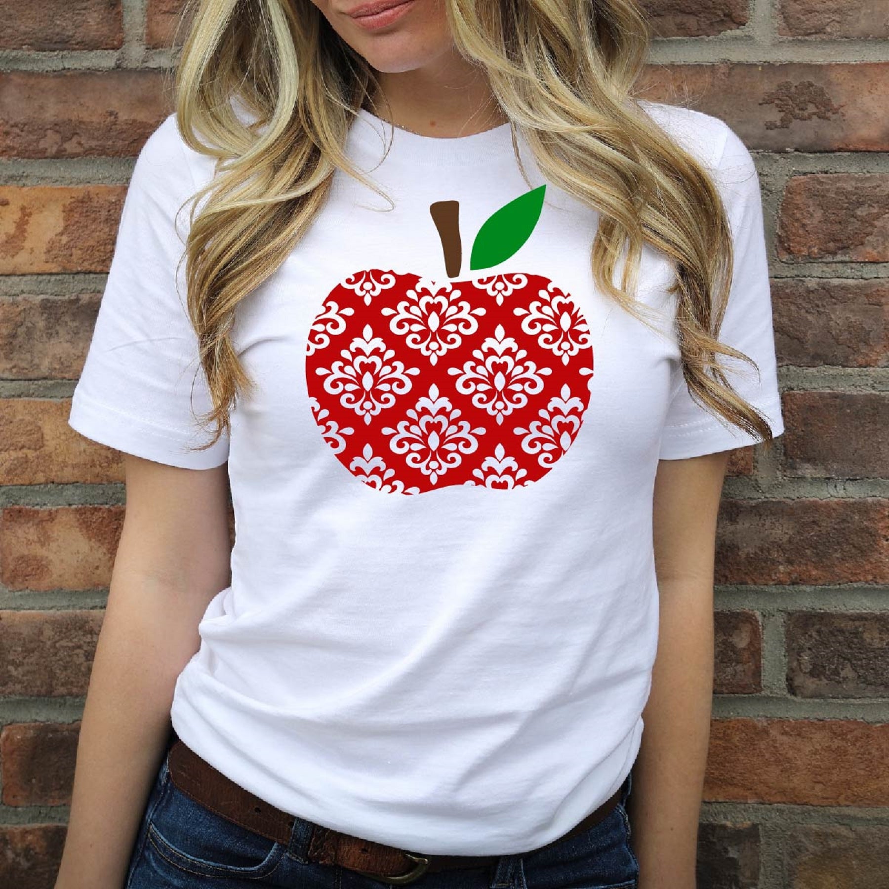 Fancy Apple Teacher Shirt