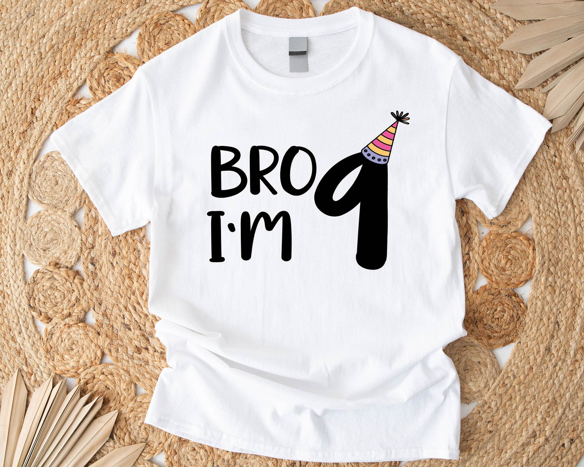 Bro I'm 9 Shirt