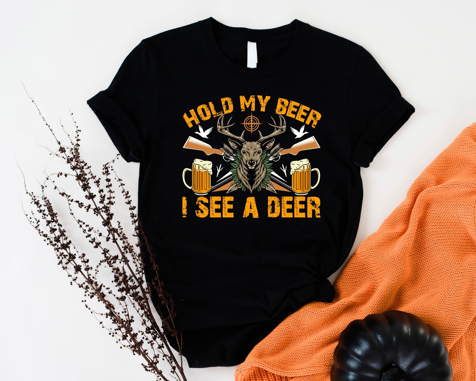 Hold My Beer I See a Deer Shirt