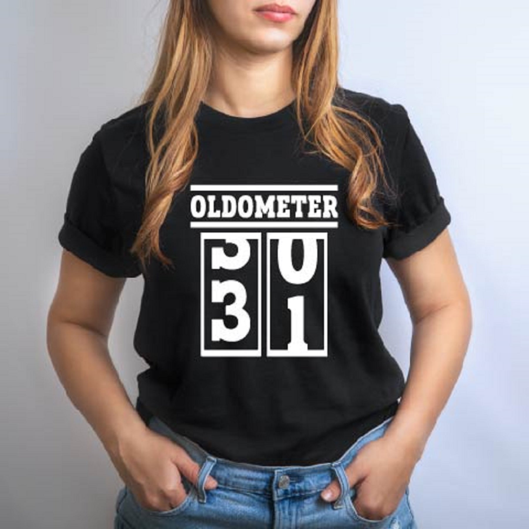 Oldometer 31 Years Birthday T-shirt