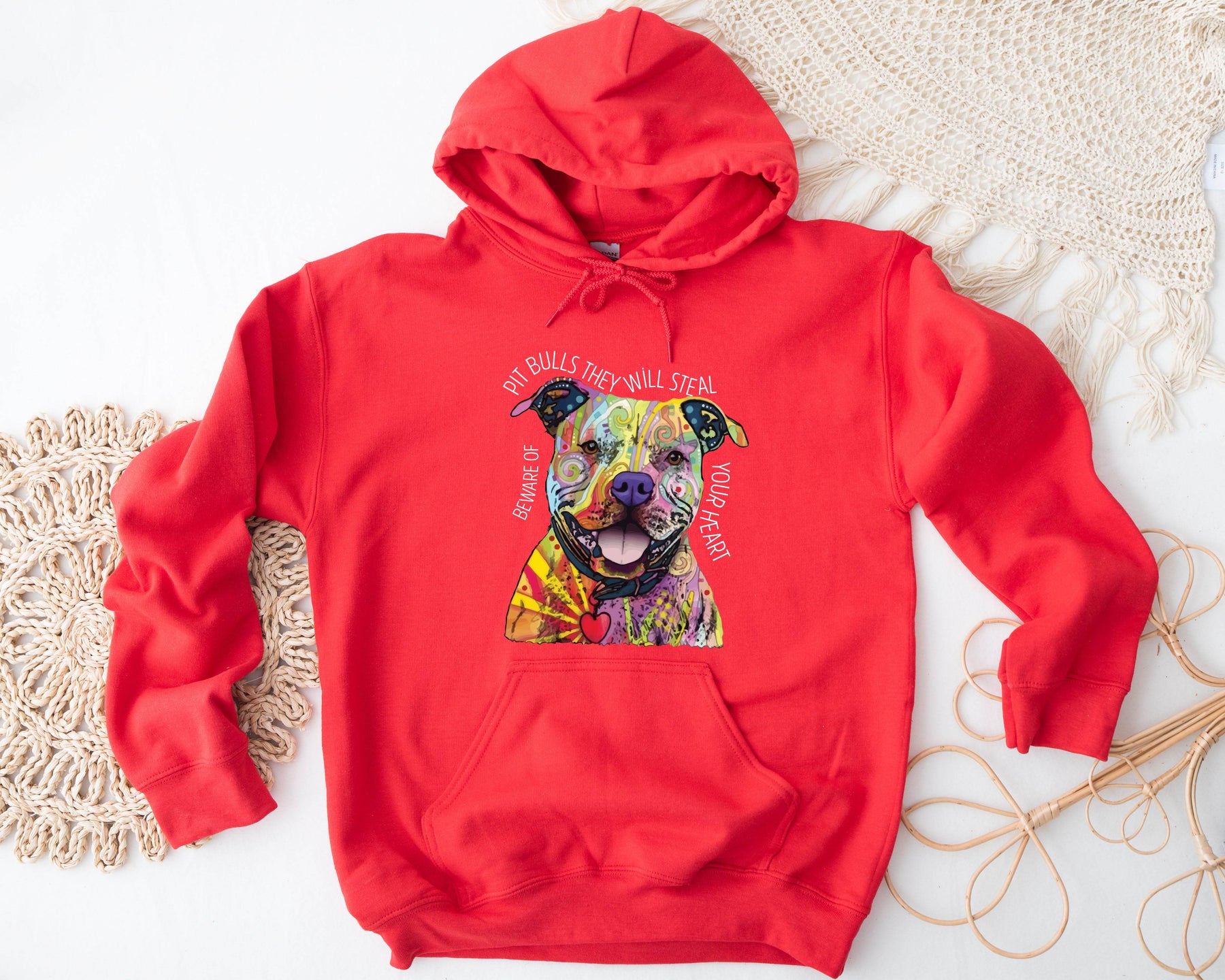 Beware Pitbull They Will Steal Your Heart Sweatshirt/ Shirt