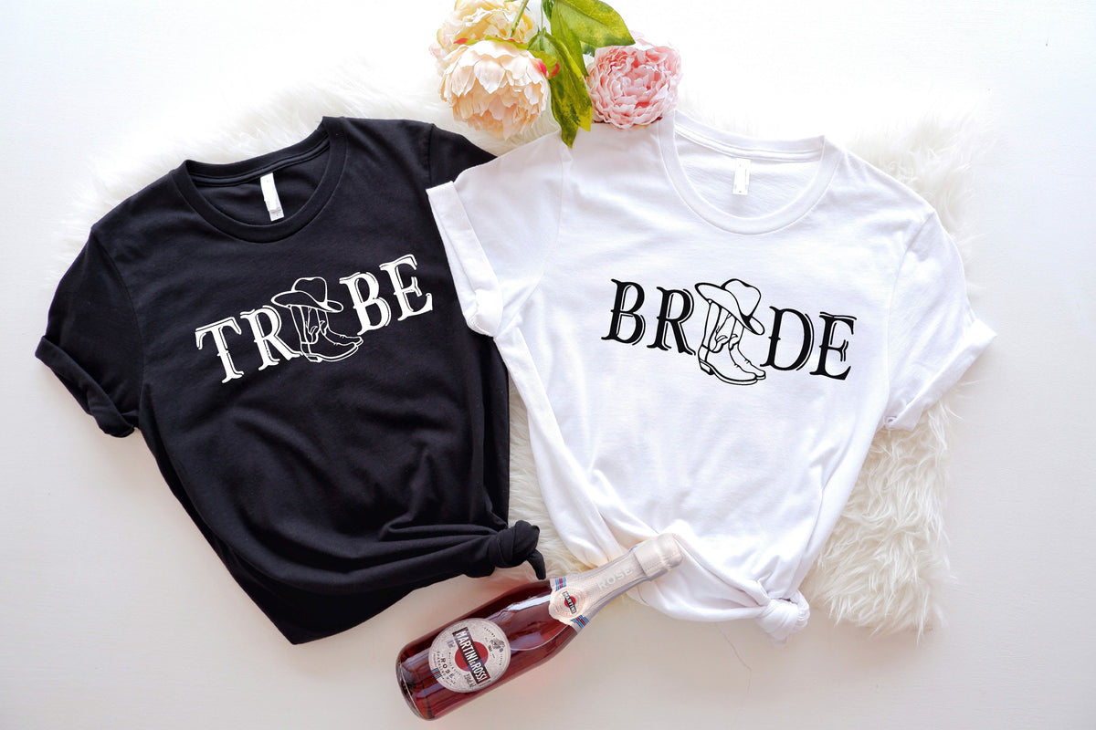 Bride Tribe Shirts, Western Bachelorette