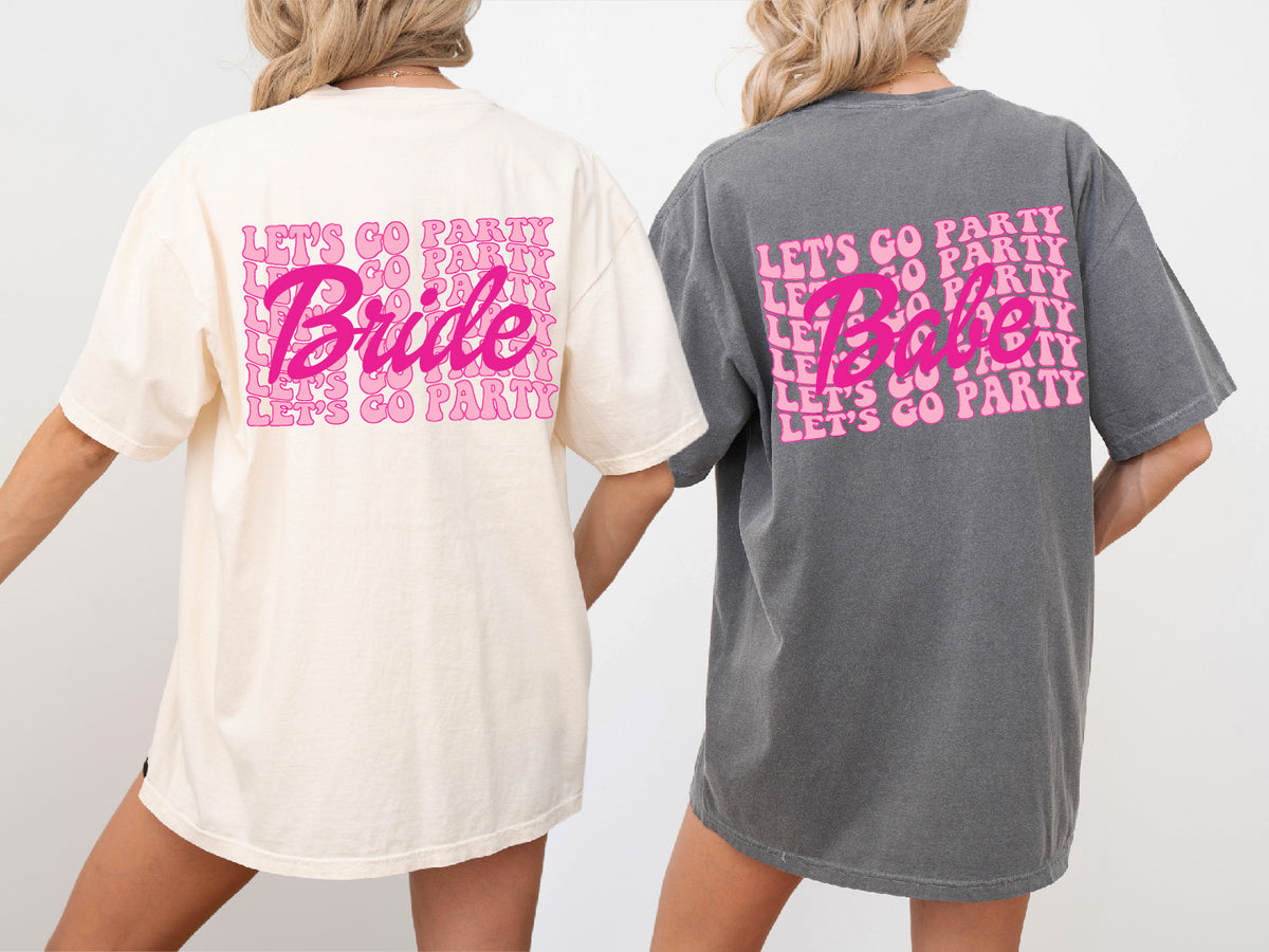 Ivory Pepper Bride, Babe T-Shirt, Comfort Color Bachelorette