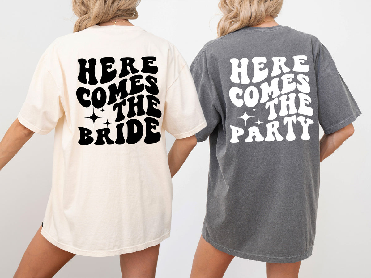 Ivory Pepper Here Comes The Bride Shirt, Party T-shirt