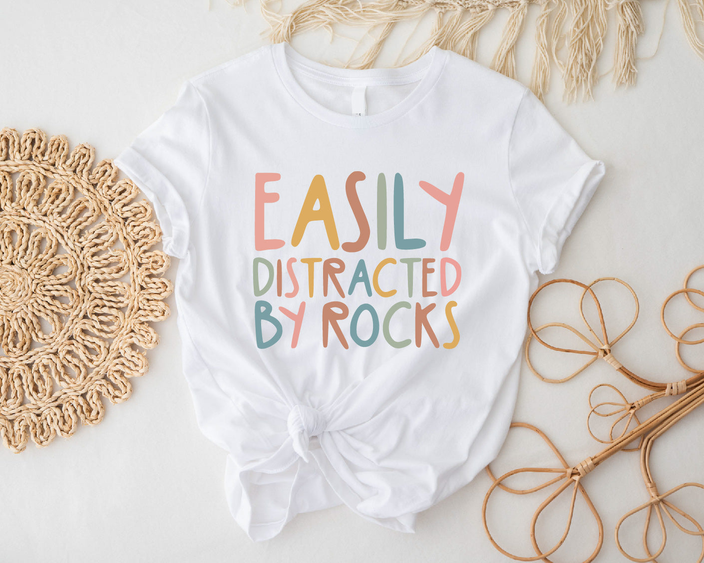 EASILY DISTRACTED BY ROCKS GEOLOGY SHIRT