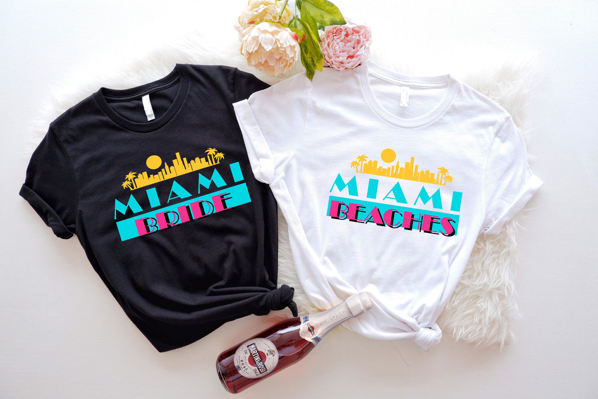 Miami Bride Shirt, Miami Beaches T-shirt