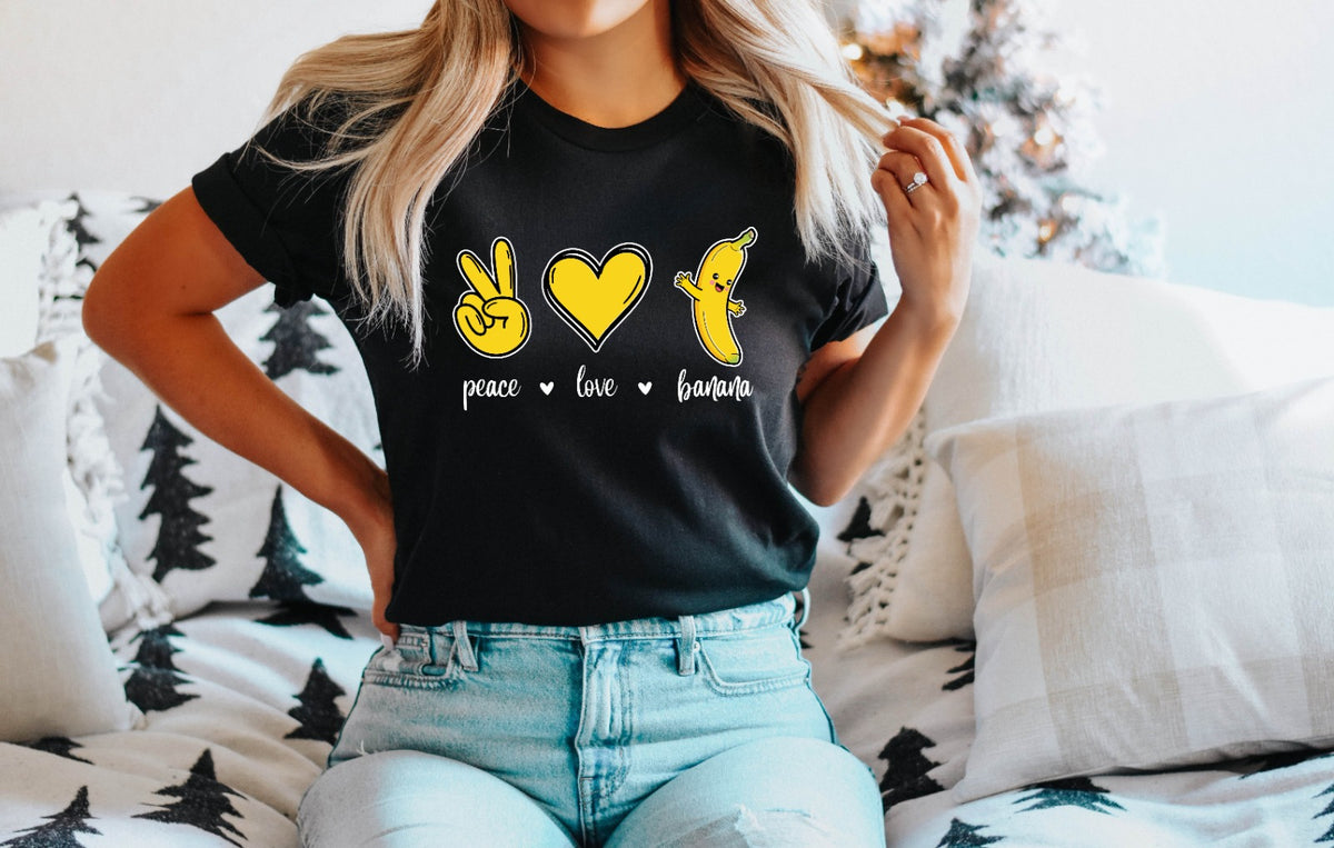 Peace Love Bananas Shirt