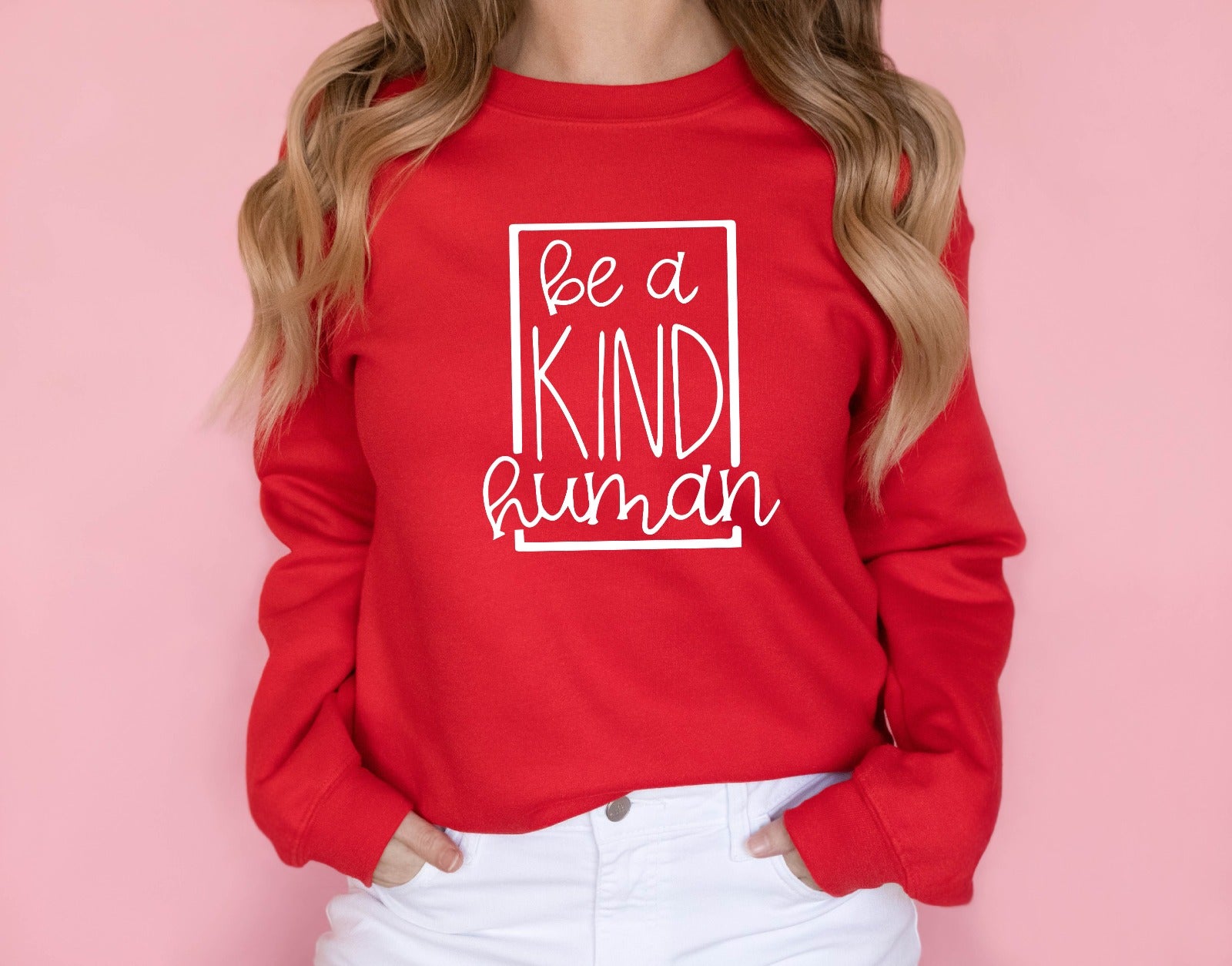 Be A Kind Human Sweatshirt/ Hoodie