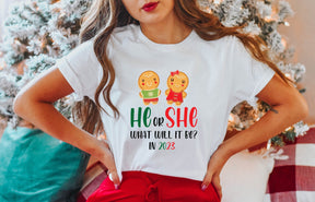 He Or She To Gingerbread Shirt