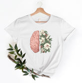 Floral Brain Anatomy Shirt